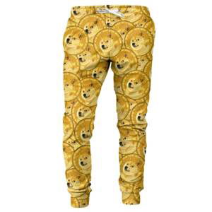 Dámske oblečenie Mr. GUGU & Miss GO Mr._Gugu_&_Miss_Go_Doge_Wow_Sweatpants_Swpn-Pc_2178_Gold