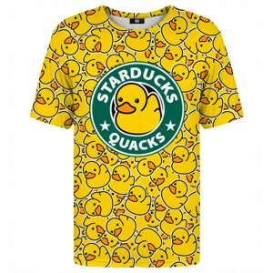 Mr. GUGU & Miss GO Unisex's Starducks T-Shirt Tsh2348