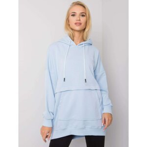 Women's Light Blue Kangaroo Sweatshirt