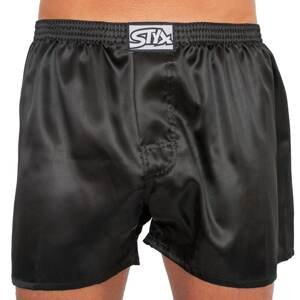 Men's shorts Styx satin black (C960)