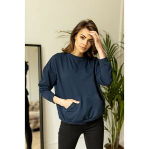 Colour Mist Woman's Blouse B376 Navy Blue