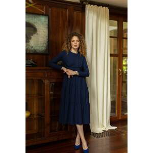 Kabelle Woman's Dress KB370 Navy Blue