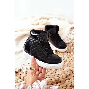 Children's Boots Sneakers Black Lizzie