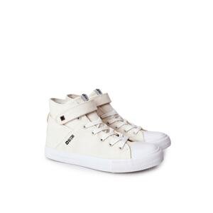 High Sneakers Tied Big Star FF174140 White