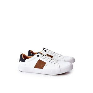 Leather Sneakers Big Star II174037 White-Beige