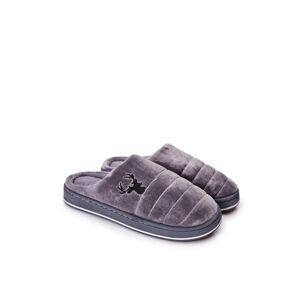 Men's padded slippers Grey Ronny
