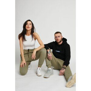 Diamante Unisex's Hipster Tracksuit Bottoms Khaki