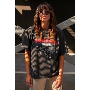 Chiara Wear Woman's T-Shirt Graphite  4