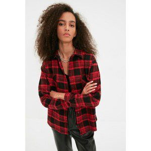 Trendyol Red Plaid Shirt