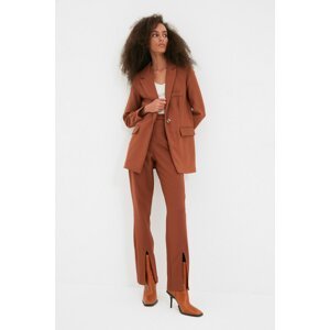 Trendyol Brown Detailed Trousers