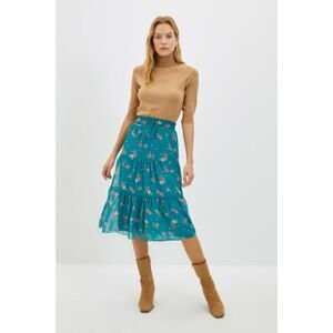 Trendyol Green Lace-up Skirt