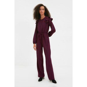 Trendyol Plum Fleece Overalls