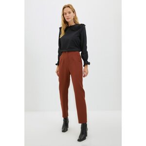 Trendyol Brown Basic Trousers