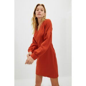 Trendyol Tile Balloon Sleeve Dress