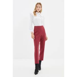 Trendyol Claret Red Cigarette Trousers