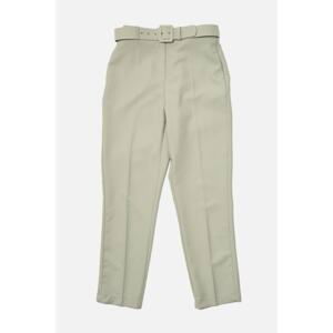 Trendyol Mint Belted Trousers