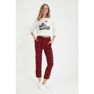 Trendyol Red Detailed Trousers