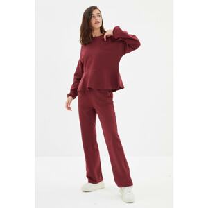 Trendyol Two-Piece Set - Burgundy - Regular fit