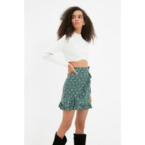 Trendyol Green Ruffle Skirt