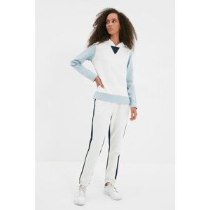 Trendyol Multicolor Color Block Basic Jogger Slim Knitted Sweatpants