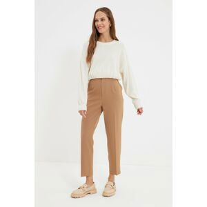 Trendyol Pants - Beige - Straight