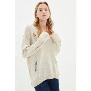 Trendyol Stone Flowing Knitwear Sweater