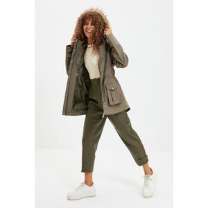 Trendyol Khaki Hooded Coat