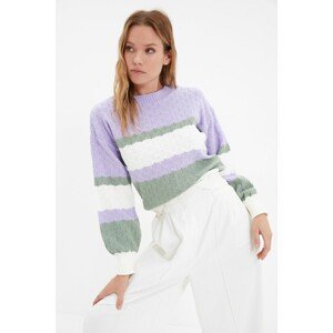 Trendyol Lilac Beard Yarn Knitwear Sweater