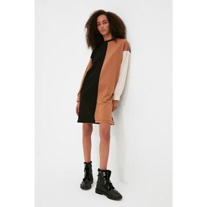 Trendyol Brown Tall Knitted Dress