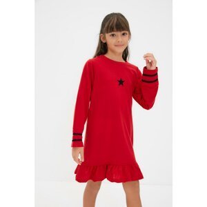 Dievčenské šaty Trendyol TKDAW22EL0342/MINT