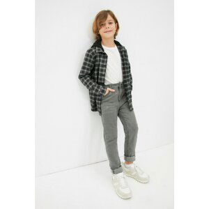 Trendyol Gray Boys Straight Fit Denim Jeans