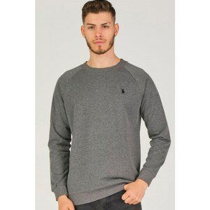 V4003 DEWBERRY REGLAN ARM MEN'S SWEATSHIRT-ANTHRACIC