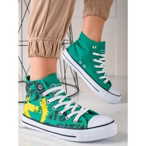 GREEN NEW AGE SNEAKERS
