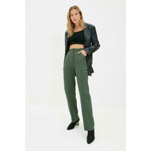 Trendyol Green Wide Leg Trousers