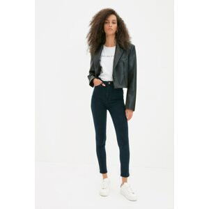 Trendyol Navy Blue High Waist Skinny Jeans