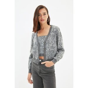 Trendyol Cardigan - Gray - Regular