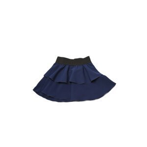 Trendyol Navy Blue Ruffled Girl Knitted Skirt