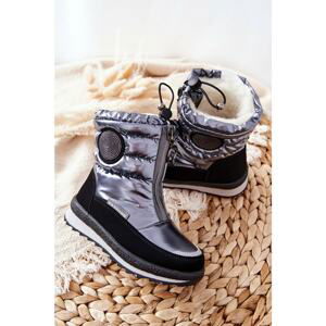 Woolen Insulated Snow boots Grey Lucia