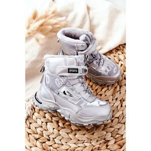 Insulated Snow Boots Silver Erila