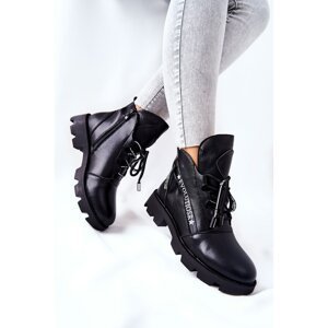 Fleece-lined Boots Sergio Leone Black TR740