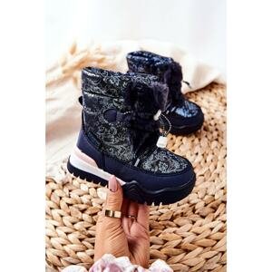 Children's Insulated Snow Boots Navy Dessa