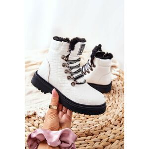 Children's fleece-lined boots White Doreen