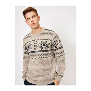 Koton Patterned Knitwear Sweater