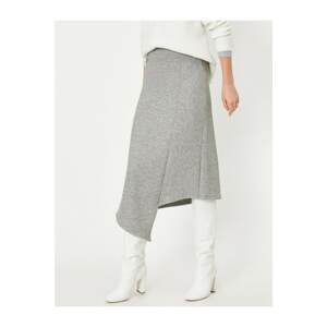 Koton Line Detailed Knitwear Look Skirt