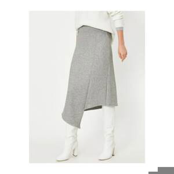 Koton Line Detailed Knitwear Look Skirt