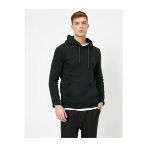 Koton Men's Green Pocket Detailed Sweatshirt