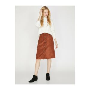 Koton Skirt - Brown - Midi