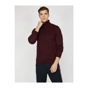 Koton Men's Claret Red Sweater