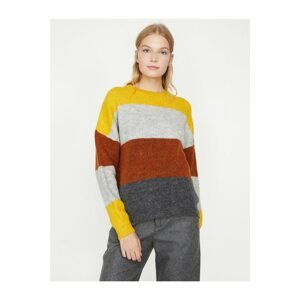 Koton Color Block Knitwear Sweater