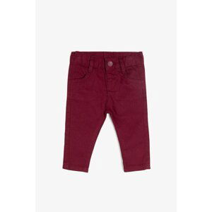 Koton Baby Boy Claret Red Pocket Detailed Trousers